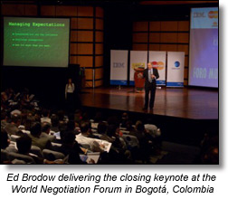 Negotiation articles by Ed Brodow