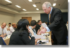 Ed offers individual attention at seminars